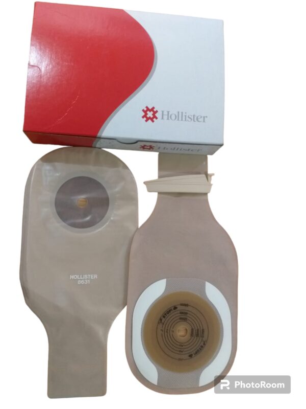 BOLSA DRENABLE CON BARRERA CUTÁNEA PLANA CERAPLUS 8631 POR CAJA