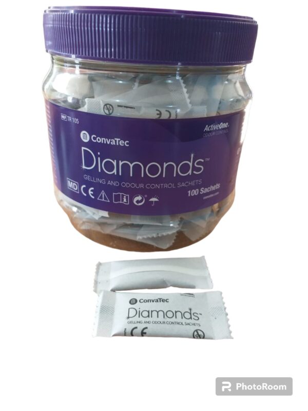 Diamonds Gelificante Antiolor x Frasco de 100 Pzs