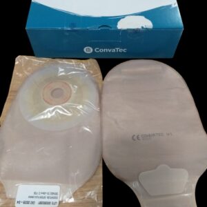 Bolsa para ostomia de una pieza Esteem Flex Convex V1 recortable de 20 a 43 mm x Caja